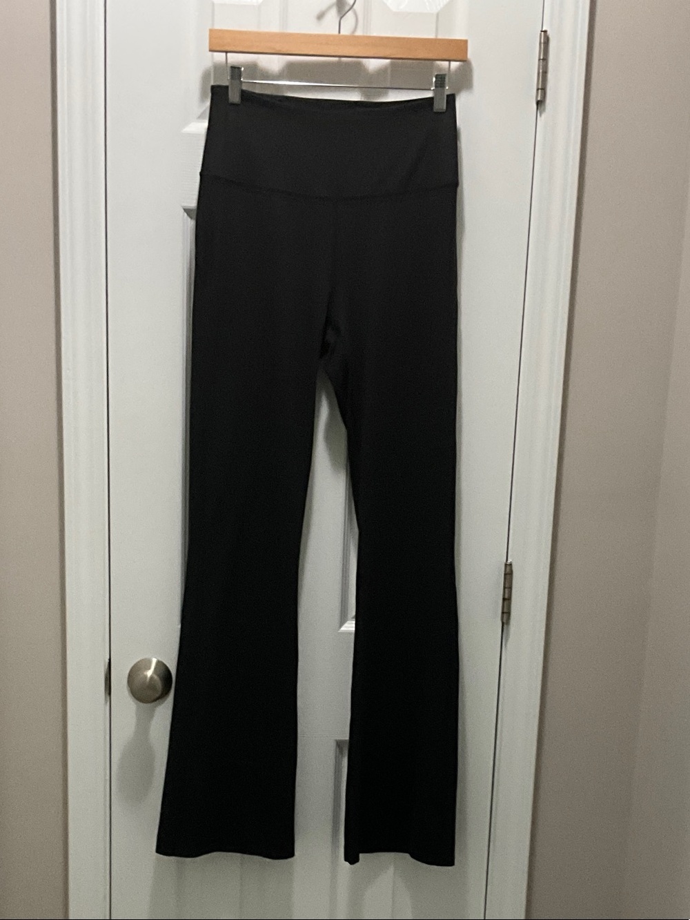 lululemon athletica Black Boot-Cut Flare Yoga Pants